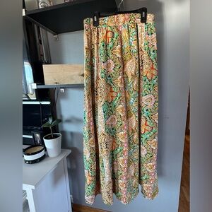 SHEIN Multicolor Paisley Maxi Skirt